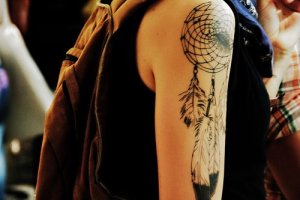 Tatuagem Apanhador de Sonhos no Braço